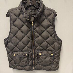 J Crew Puffer Vest Black XL